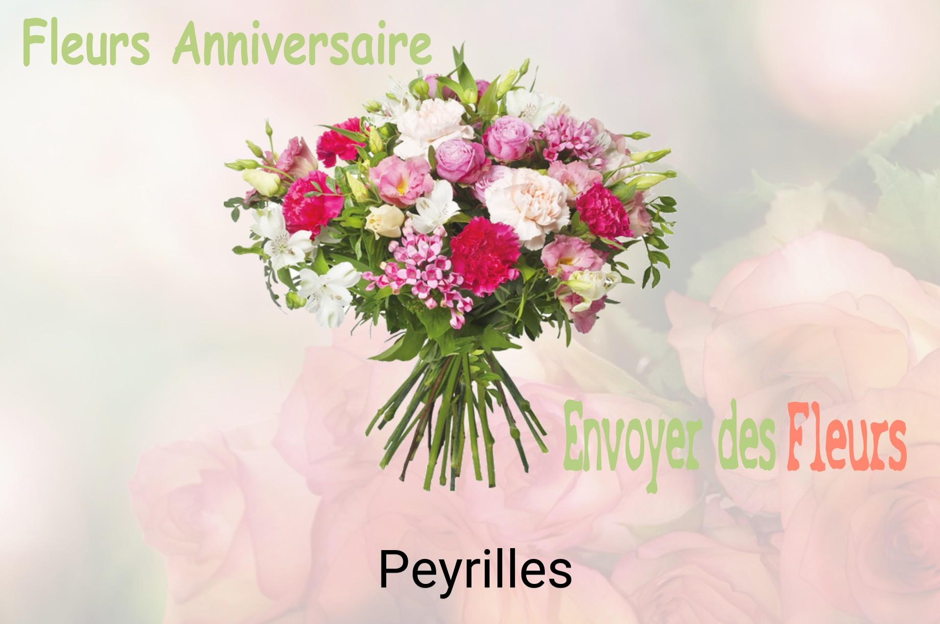Bouquet de fleurs d’anniversaire livré à Peyrilles